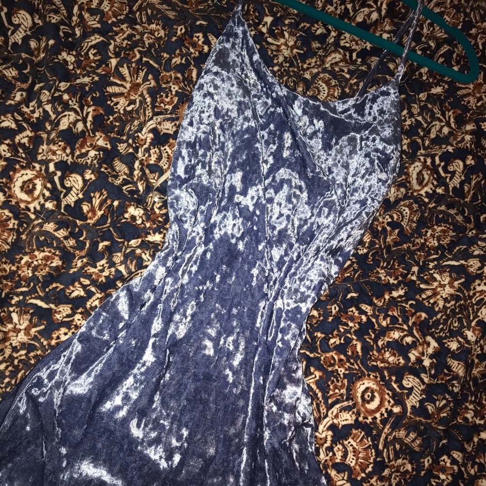 Crushed Velvet Dress